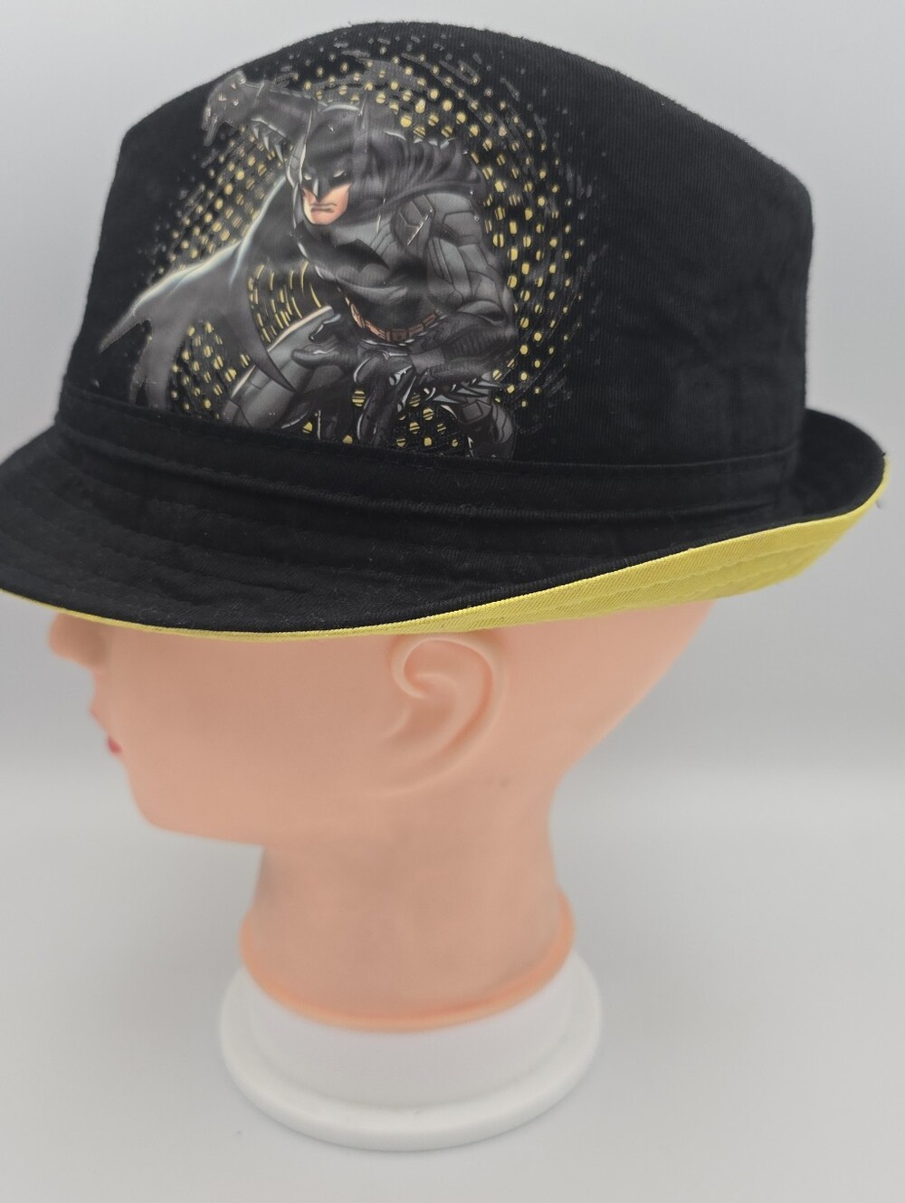 DC Comics Batman Youth Trilby Fedora Bucket Hat - Picture 2 of 10